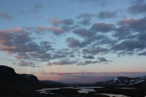 mountains, sunset, Norway
